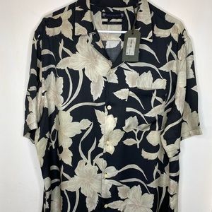 ALLSAINTS GIARDINO FLORAL SHIRT XL